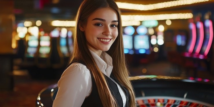 supermpo login live-dealer studios showing professional roulette and blackjack tables with HD broadcast setup